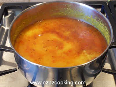 Garnish Dhuli Masoor with coriander leaves