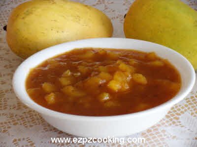 Fresh Mango Lonj or Curry is ready