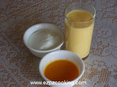 Mango Lassi ingredients