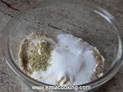 Mix meetha cheela ingredients