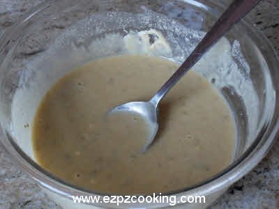 Mix meetha cheela ingredients