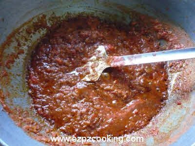 Add tomatoes for Pav Bhaji