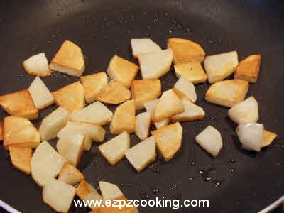 Cook potatoes