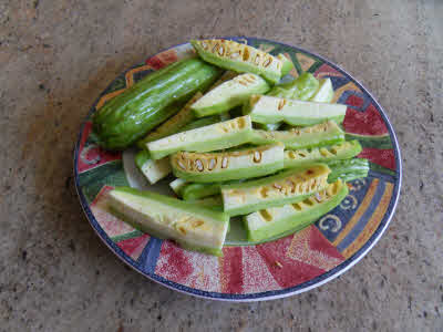 Cut Bittergourd