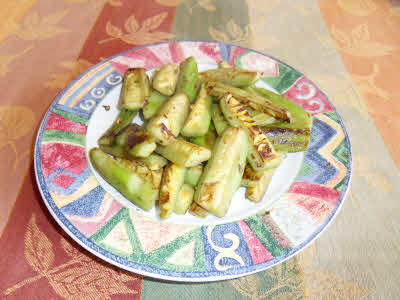 Stir fried Karela