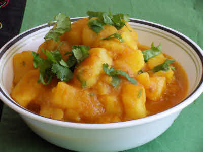 Potato Curry is ready