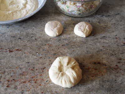 Stuffed dough for aloo parantha