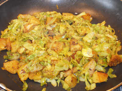 Cabbage & Potatoes are ready