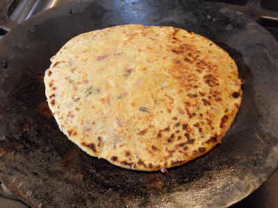 Dal Parantha is ready to eat