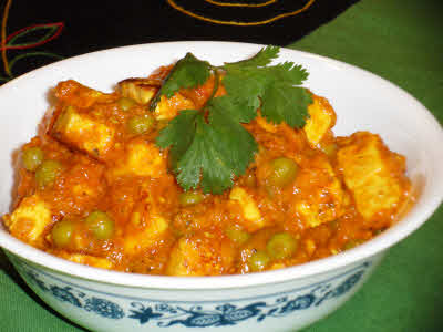 Matar Paneer is ready