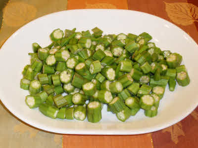 Chopped Okra