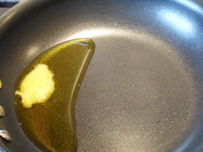 Heat butter for urad dal tadka