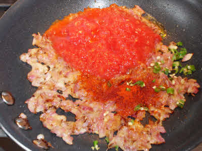 Making tadka for urad dal