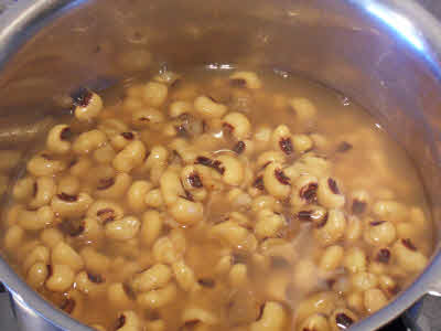 Boiled lobhiya