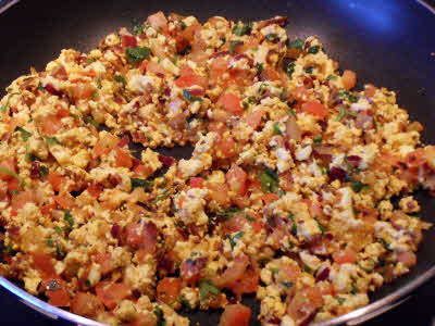 Paneer bhurji is ready