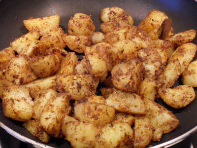 Sukhe Aloo is ready