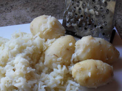 Boiled potatoes