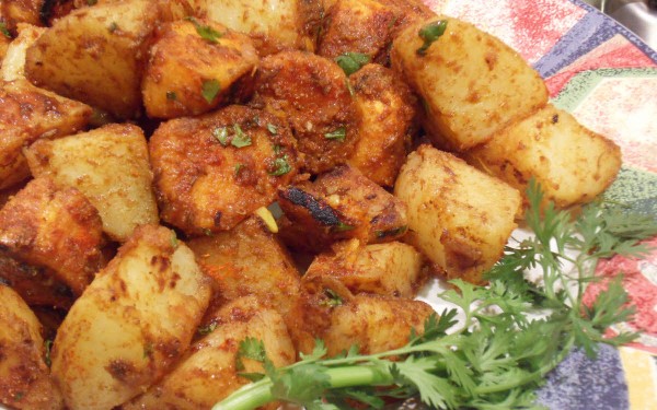 Shakarkand Aloo Chaat