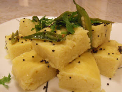 Dhokla is ready