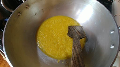 Fry the moong dal