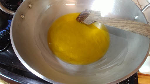 Fry the moong dal