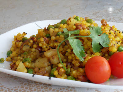 Sabudana Khichdi is ready to serve