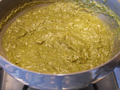 Sarson Ka Saag almost ready