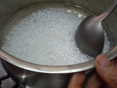 Boil sabudana