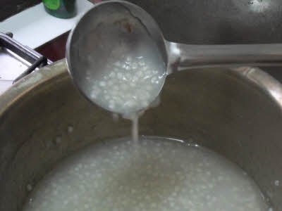 Boil sabudana