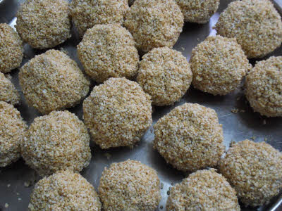 Chaulai Laddus are ready