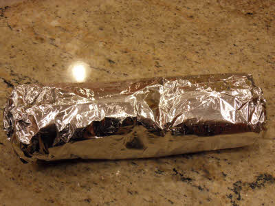 Wrap in aluminum foil