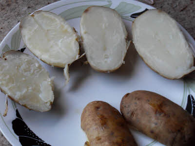 Cook potatoes