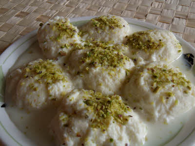 Rasmalai is ready