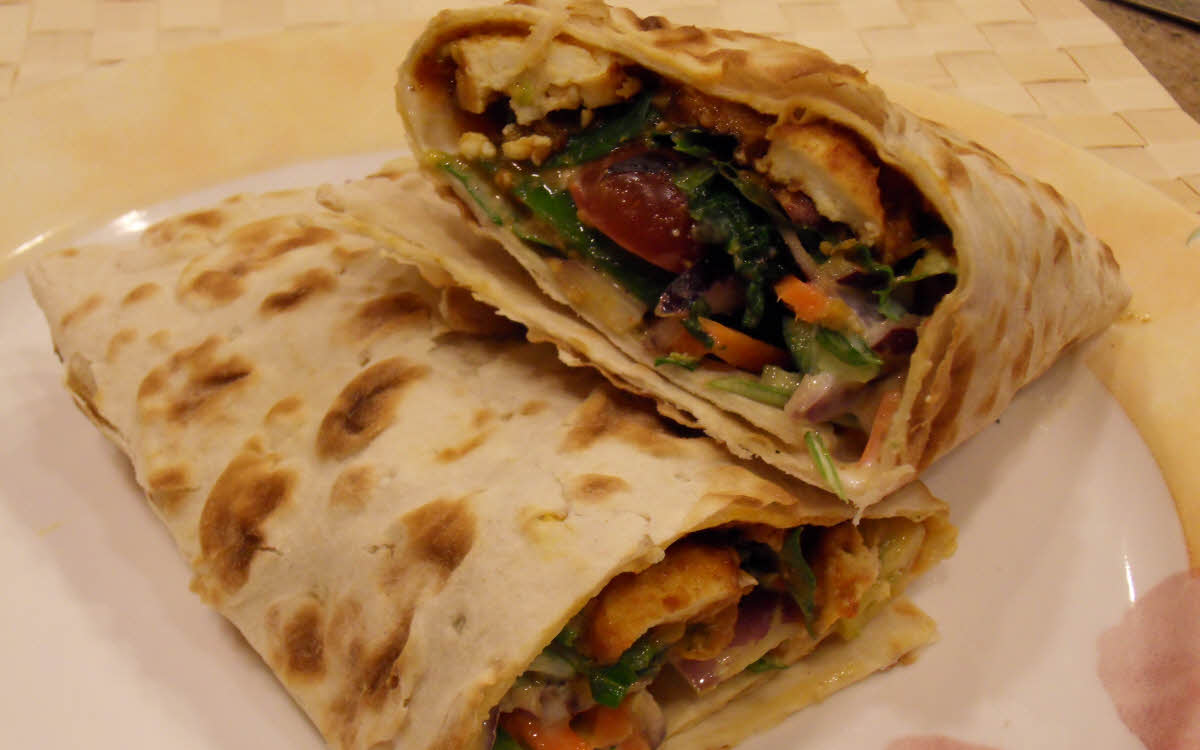 Spicy Vegetable Wrap