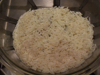 Prepare rice for kheer