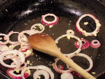 Fry onions