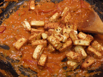 Chilli Paneer is ready