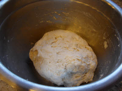 Prepare the pita bread dough