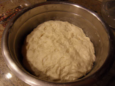 Risen amritsari kulcha dough