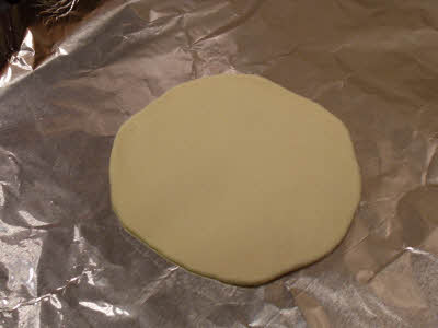 Pita Bread ready to bake