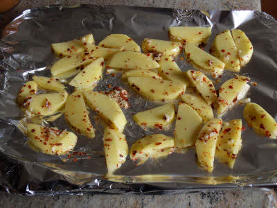 Bake potatoes