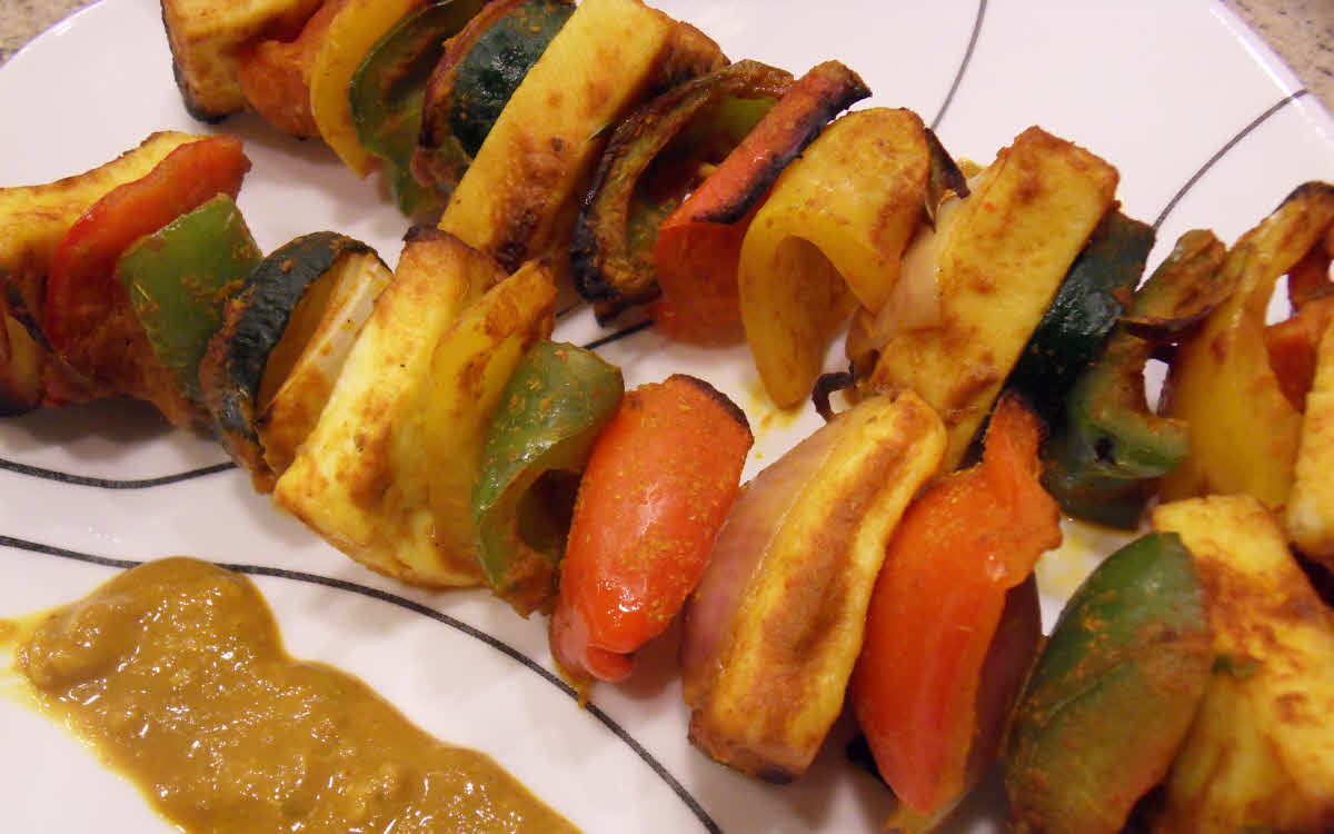 Paneer Capsicum Satay