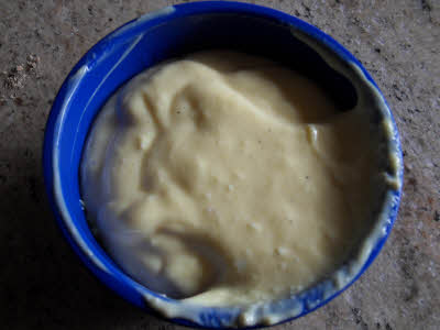 Strain the yogurt for shrikhand