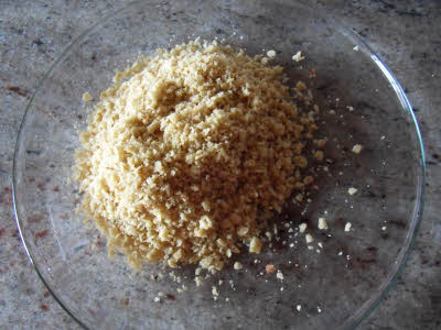 Make roti crumbs for churma