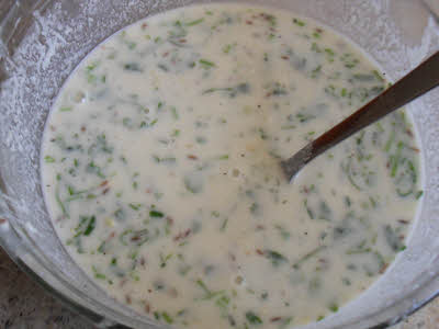 Prepare rawa dosa batter