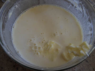 Prepare crepe batter