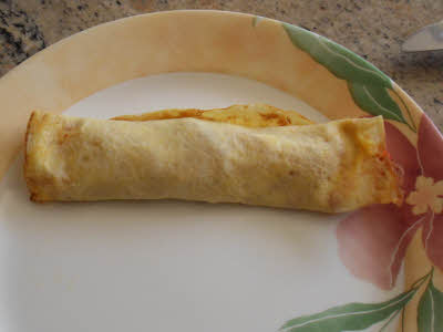 Roll the crepe