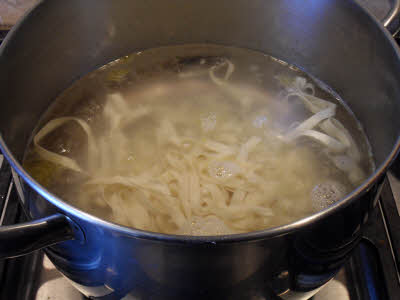 Boil pasta