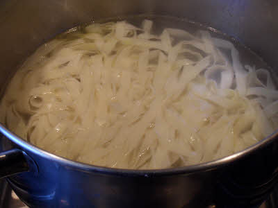 Boil pasta