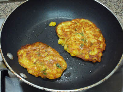 Flip the fritters